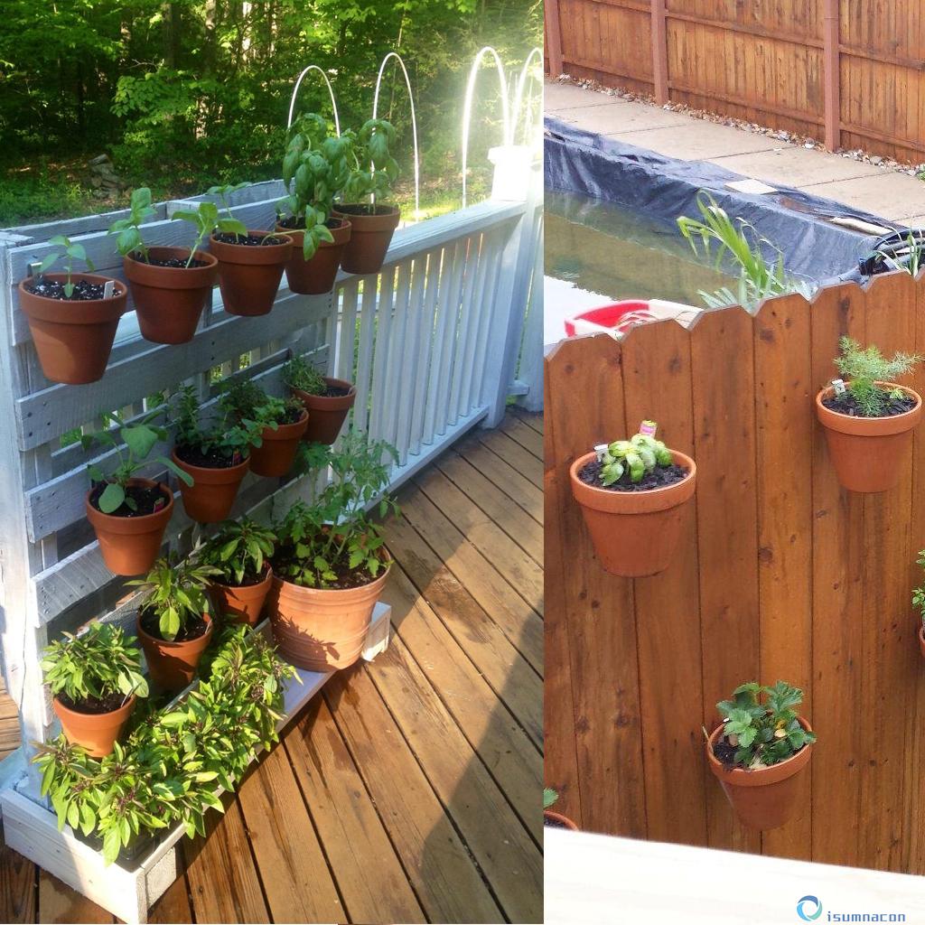 Sumnacon Flower Pot Clips